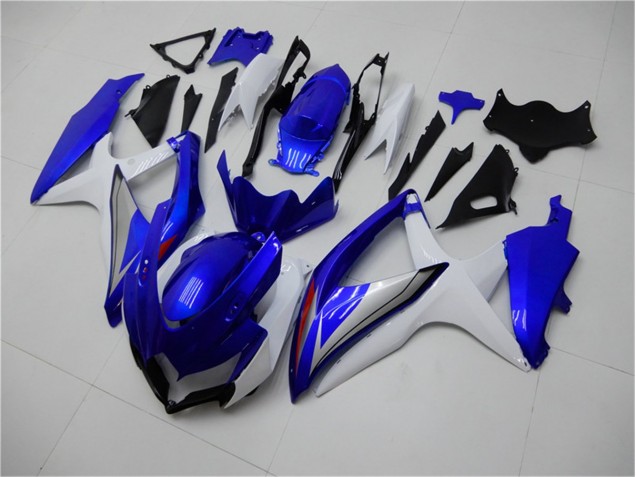 Blau Weiß GSXR 600 / 750 K8 08-10 Motorrad Verkleidungen Komplett Sets Blau Weiß GSXR 600 / 750 K8 08-10 Motorrad Verkleidungen Komplett Sets