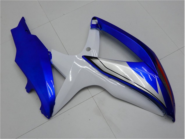 Blau Weiß GSXR 600 / 750 K8 08-10 Motorrad Verkleidungen Komplett Sets Blau Weiß GSXR 600 / 750 K8 08-10 Motorrad Verkleidungen Komplett Sets