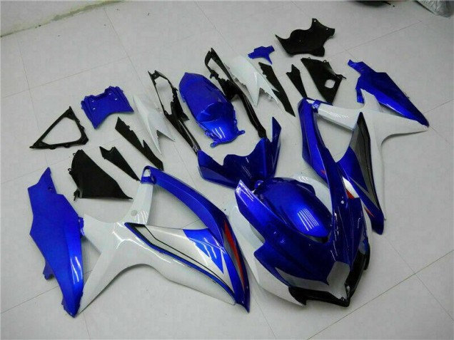 Blau Weiß GSXR 600 / 750 K8 08-10 Motorrad Verkleidungen Blau Weiß GSXR 600 / 750 K8 08-10 Motorrad Verkleidungen