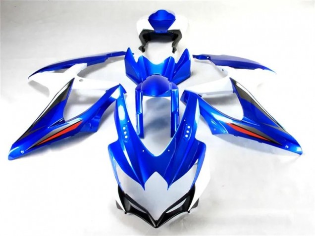 Blau Weiß GSXR 600 / 750 K8 08-10 Motorrad Verkleidungen & Plastik Blau Weiß GSXR 600 / 750 K8 08-10 Motorrad Verkleidungen & Plastik