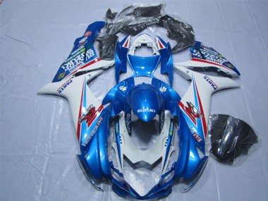 Blau Weiß GSXR 600 K11 11-24 Motorrad Verkleidungen