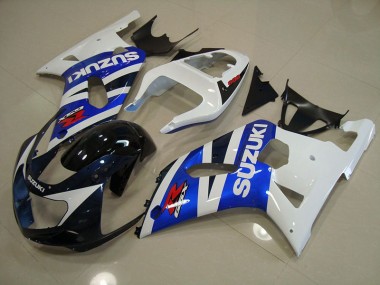 Blau Weiß GSXR 750 K1 K2 K3 01-03 Motorrad Verkleidung