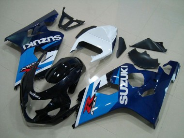 Blau Weiß GSXR 750 K4 04-05 Motorrad Verkleidungen