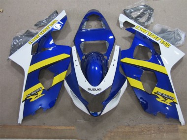 Blau Weiß Gelb GSXR 600 K4 04-05 Motorrad Verkleidungen