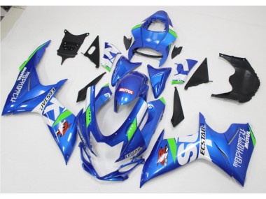 Blau Weiß Grün GSXR 600 / 750 K11 11-24 Motorrad Verkleidungen