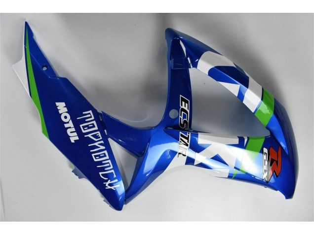 Blau Weiß Grün GSXR 600 / 750 K8 08-10 Motorrad Verkleidungen Blau Weiß Grün GSXR 600 / 750 K8 08-10 Motorrad Verkleidungen