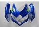 Blau Weiß Grün GSXR 600 / 750 K8 08-10 Motorrad Verkleidungen Blau Weiß Grün GSXR 600 / 750 K8 08-10 Motorrad Verkleidungen