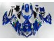 Blau Weiß Grün GSXR 600 / 750 K8 08-10 Motorrad Verkleidungen Blau Weiß Grün GSXR 600 / 750 K8 08-10 Motorrad Verkleidungen