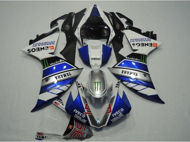 Blau Weiß IVECO R1 12-14 Motorrad Verkleidungen