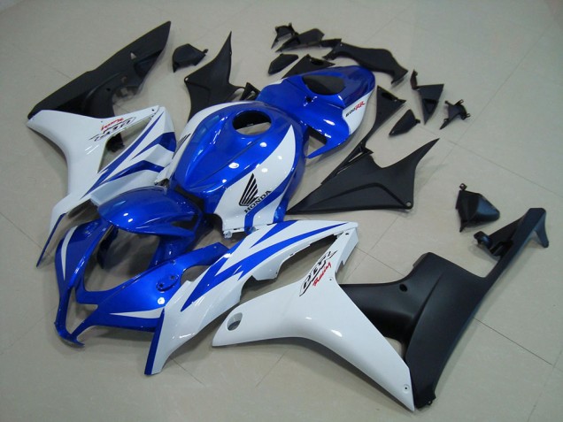 Blau Weiß Matt Schwarz CBR 600 RR 07-08 Motorrad Verkleidungen Blau Weiß Matt Schwarz CBR 600 RR 07-08 Motorrad Verkleidungen
