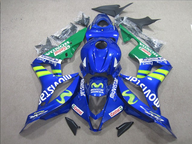 Blau Weiß Movistar CBR 600 RR 07-08 Motorrad Verkleidungen Blau Weiß Movistar CBR 600 RR 07-08 Motorrad Verkleidungen