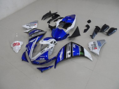 Blau Weiß R1 12-14 Motorrad Verkleidung