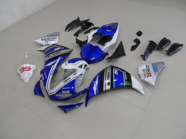 Blau Weiß R1 12-14 Motorrad Verkleidung Blau Weiß R1 12-14 Motorrad Verkleidung