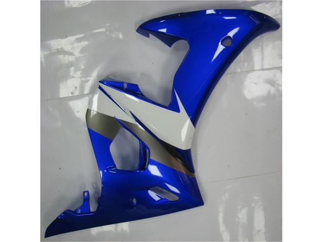Blau Weiß R6 03-05 Motorrad Vollverkleidung Blau Weiß R6 03-05 Motorrad Vollverkleidung