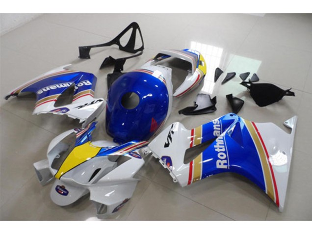 Blau Weiß Rothmans VFR 800 02-13 Motorrad Verkleidungen Blau Weiß Rothmans VFR 800 02-13 Motorrad Verkleidungen