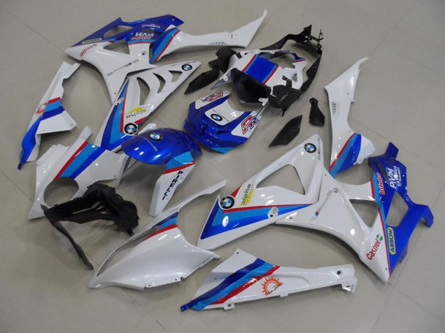 Blau Weiß S1000RR 09-14 Motorrad Vollverkleidung Blau Weiß S1000RR 09-14 Motorrad Vollverkleidung
