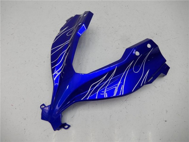 Blau Weiß Schwarz EX300 13-16 Motorrad Verkleidungen Blau Weiß Schwarz EX300 13-16 Motorrad Verkleidungen