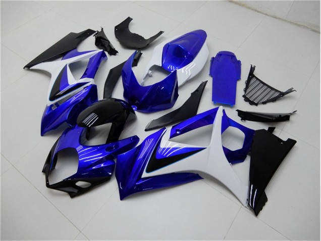 Blau Weiß Schwarz GSXR 1000 K7 07-08 Motorrad Verkleidungen