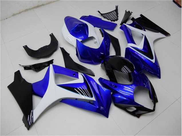 Blau Weiß Schwarz GSXR 1000 K7 07-08 Motorrad Verkleidungen