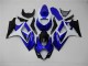 Blau Weiß Schwarz GSXR 1000 K7 07-08 Motorrad Verkleidungen