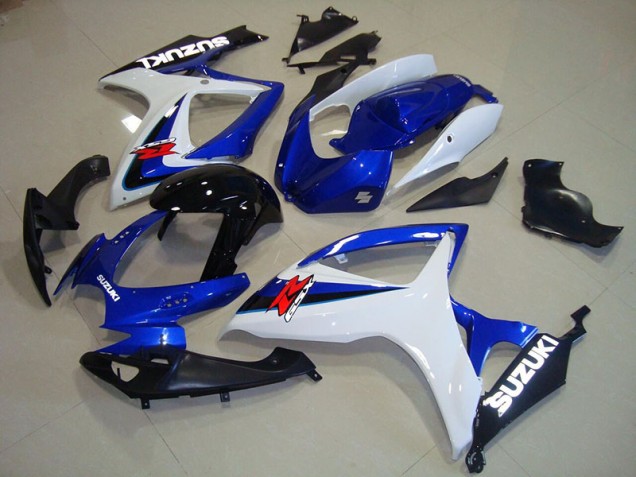 Blau Weiß Schwarz GSXR 750 K6 06-07 Motorrad Verkleidungen Blau Weiß Schwarz GSXR 750 K6 06-07 Motorrad Verkleidungen
