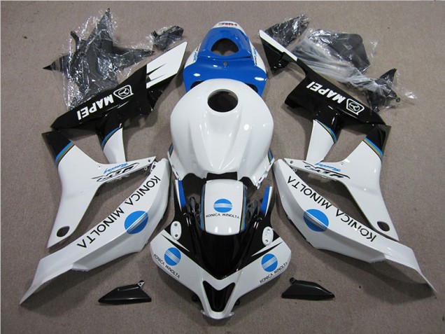 Blau Weiß Schwarz Konica Minolta MAPEI CBR 600 RR 07-08 Motorrad Verkleidungen Blau Weiß Schwarz Konica Minolta MAPEI CBR 600 RR 07-08 Motorrad Verkleidungen