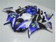 Blau Weiß Schwarz R1 12-14 Motorrad Verkleidungen Blau Weiß Schwarz R1 12-14 Motorrad Verkleidungen
