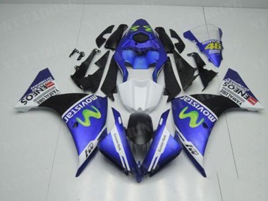Blau Weiß Schwarz R1 12-14 Motorrad Verkleidungen