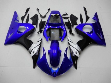 Blau Weiß Schwarz R6 03-05 Motorrad Verkleidungen