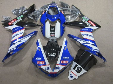 Blau Weiß Volvo Sterilgarda 19 R1 04-06 Motorrad Verkleidungen