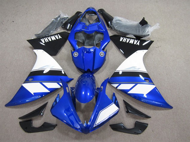 Blau Weiß ZX14R ZZR 1400 06-11 Motorrad Verkleidungen Blau Weiß ZX14R ZZR 1400 06-11 Motorrad Verkleidungen