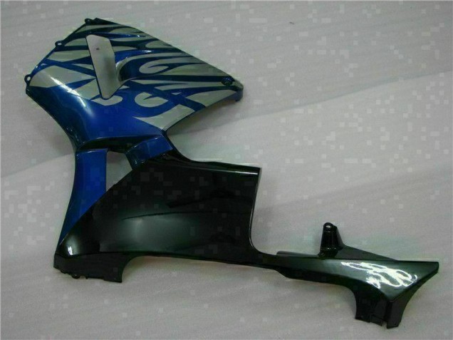 Blau mit silberner Flamme CBR 600 RR 03-04 Motorrad Verkleidungen Blau mit silberner Flamme CBR 600 RR 03-04 Motorrad Verkleidungen