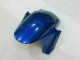 Blau mit silberner Flamme CBR 600 RR 03-04 Motorrad Verkleidungen Blau mit silberner Flamme CBR 600 RR 03-04 Motorrad Verkleidungen