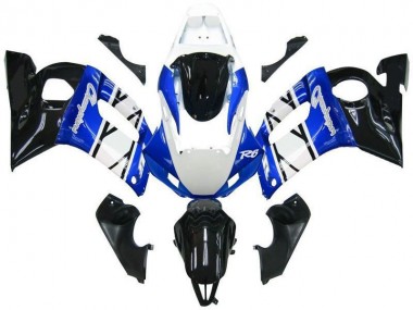 Blau schwarze Champions R6 98-02 Motorrad Verkleidungen