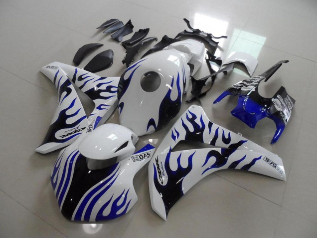 Blau schwarze Flamme Rennen CBR 1000 RR 08-11 Motorrad Verkleidungen Blau schwarze Flamme Rennen CBR 1000 RR 08-11 Motorrad Verkleidungen