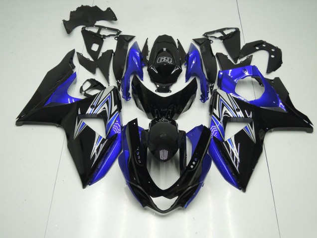 Blau und Schwarz GSXR 1000 K9 09-16 Motorrad Verkleidungen Blau und Schwarz GSXR 1000 K9 09-16 Motorrad Verkleidungen