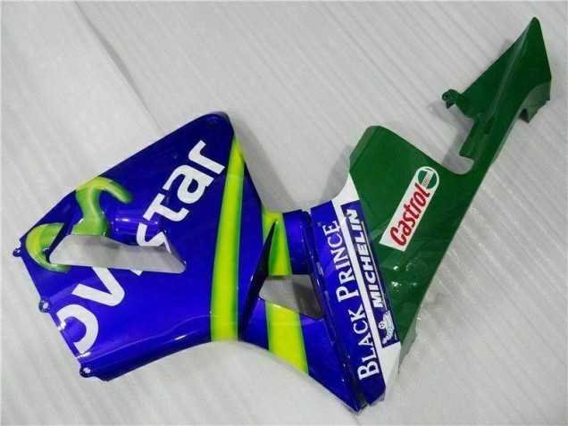 BlauGrün Movistar Castrol CBR 600 RR 03-04 Motorrad Verkleidungen BlauGrün Movistar Castrol CBR 600 RR 03-04 Motorrad Verkleidungen