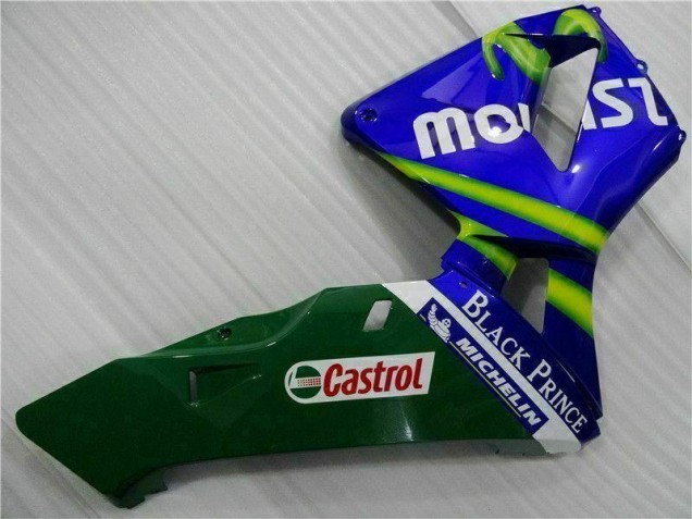 BlauGrün Movistar Castrol CBR 600 RR 03-04 Motorrad Verkleidungen BlauGrün Movistar Castrol CBR 600 RR 03-04 Motorrad Verkleidungen