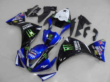 BlauSchwarz Monster R1 12-14 Motorrad Verkleidung