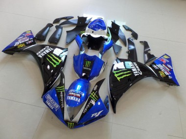 BlauSchwarz Monster R1 12-14 Motorrad Verkleidungen