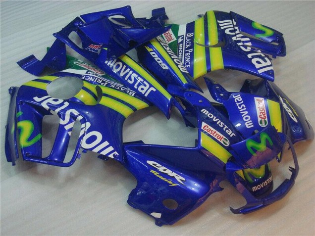 Blaus Movistar Castrol CBR 600 F3 95-98 Motorrad Verkleidungen Blaus Movistar Castrol CBR 600 F3 95-98 Motorrad Verkleidungen