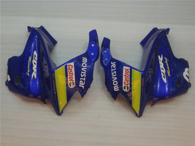 Blaus Movistar Castrol CBR 600 F3 95-98 Motorrad Verkleidungen Blaus Movistar Castrol CBR 600 F3 95-98 Motorrad Verkleidungen