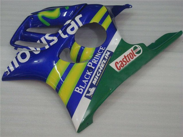 Blaus Movistar Castrol CBR 600 F3 95-98 Motorrad Verkleidungen Blaus Movistar Castrol CBR 600 F3 95-98 Motorrad Verkleidungen