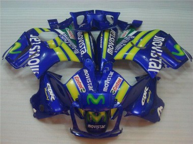 Blaus Movistar Castrol CBR 600 F3 95-98 Motorrad Verkleidungen