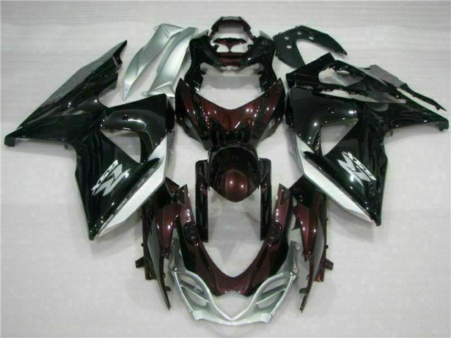 Braun Schwarz GSXR 1000 K9 09-16 Motorrad Verkleidung Braun Schwarz GSXR 1000 K9 09-16 Motorrad Verkleidung