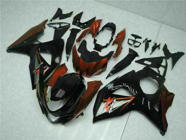 Braun Schwarz GSXR 1000 K9 09-16 Motorrad Verkleidungen Braun Schwarz GSXR 1000 K9 09-16 Motorrad Verkleidungen
