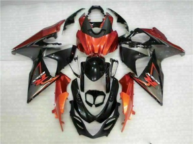 Braun Schwarz GSXR 1000 K9 09-16 Motorrad Vollverkleidung
