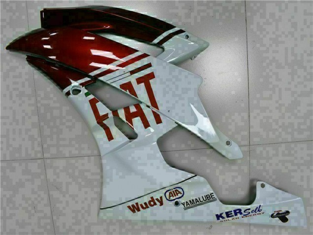 Braun Weiß R6 06-07 Motorrad Verkleidungen Braun Weiß R6 06-07 Motorrad Verkleidungen