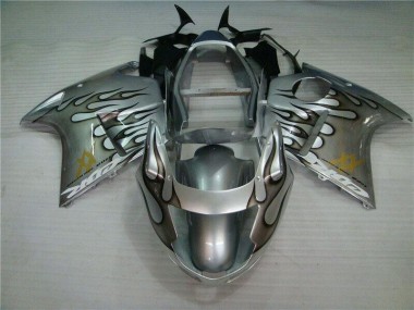 Flamme Silber grau CBR 1100 XX 96-07 Motorrad Verkleidungen