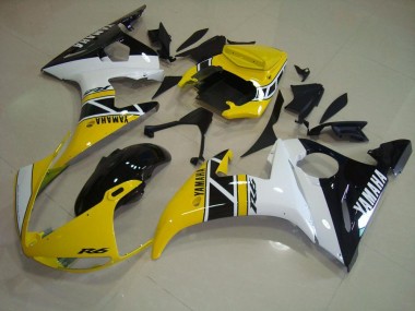 Gelb Anniversary R6 03-05 Motorrad Verkleidungen